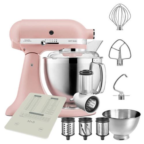 220 Volt KitchenAid 5KSM150PSEPK Artisan Stand Mixer - Pink