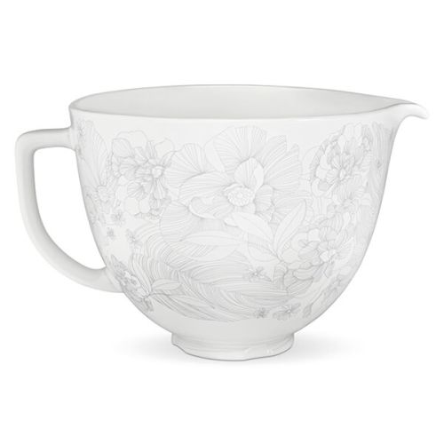 KitchenAid Ceramic 4.8L Mixer Bowl Whisper Floral