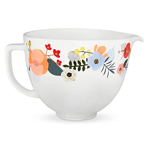 KitchenAid Ceramic 4.8L Mixer Bowl Scandi Floral
