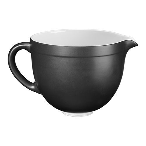 KitchenAid Artisan 4.8 Litre Black Ceramic Bowl