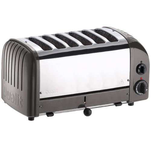 Dualit Classic Vario AWS Metallic Charcoal 6 Slot Toaster