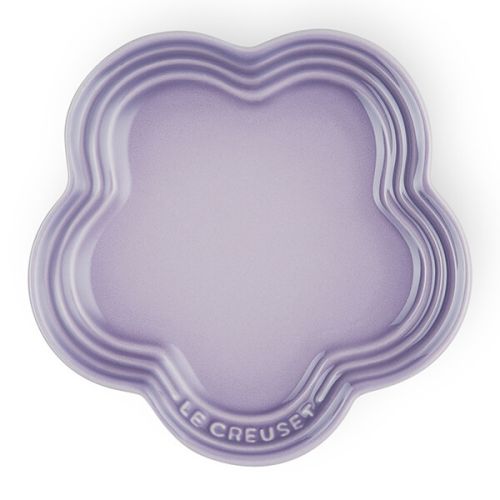 Le Creuset Bluebell Purple Stoneware Flower Plate