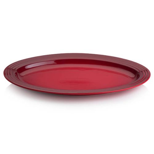 Le Creuset Cerise 40cm Stoneware Oval Platter