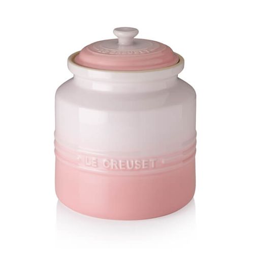 Le Creuset Shell Pink Stoneware Biscuit Jar