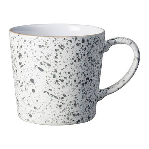 Denby White Speckled Large Mug