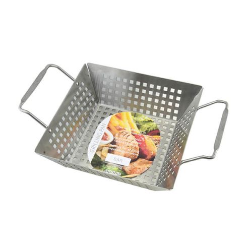 Apollo Stainless Steel Small Deep BBQ Grill Pan