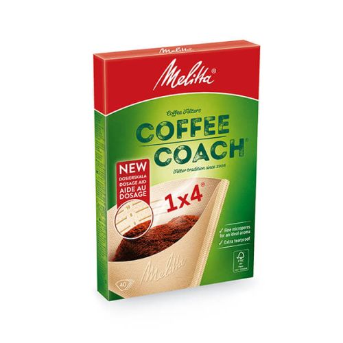Melitta Coffee Coach Filters 1x4 Pack Of 40