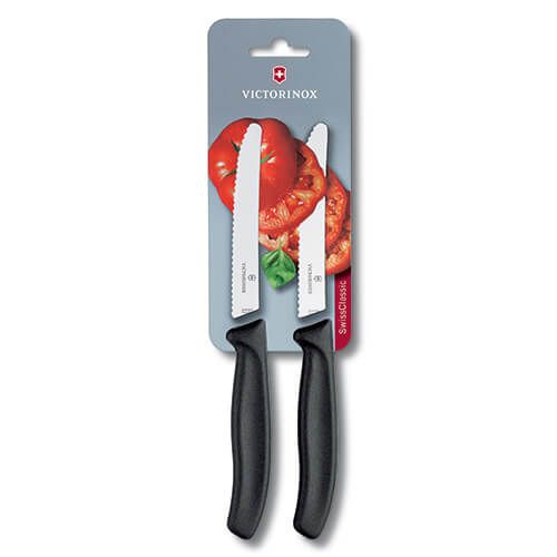 Victorinox Swiss Classic Black Tomato / Utility Knife Twin Pack