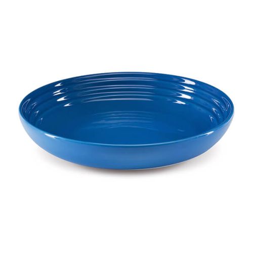 Le Creuset Marseille Blue Stoneware 22cm Pasta Bowl