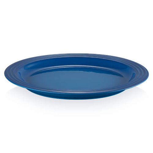 Le Creuset Marseille Blue Stoneware Vancouver 29cm Large Dinner Plate