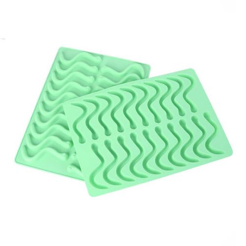 Eddingtons Wriggly Worm Set Of 2 Silicone Trays With Dropper 20 Cup Moulds
