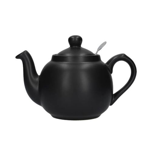 London Pottery Farmhouse Filter 2 Cup Teapot Matt Black