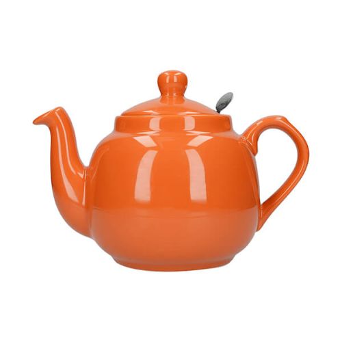 London Pottery Farmhouse Filter 2 Cup Teapot Orange