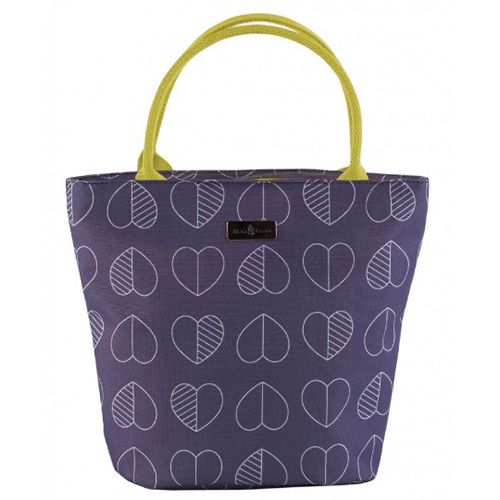 Navigate Beau & Elliot Confetti Outline Midnight Blue Insulated Lunch Tote