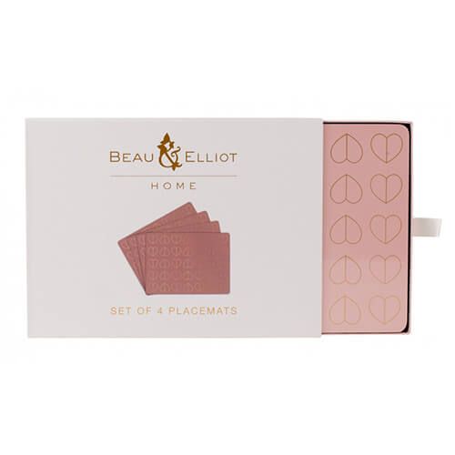 Beau & Elliot Champagne Edit Blush Set of 4 Placemats