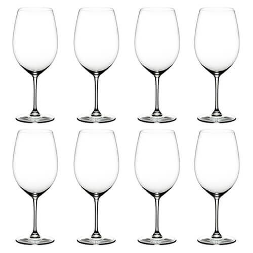 Riedel Vinum Set of 8 Cabernet / Merlot Wine Glasses