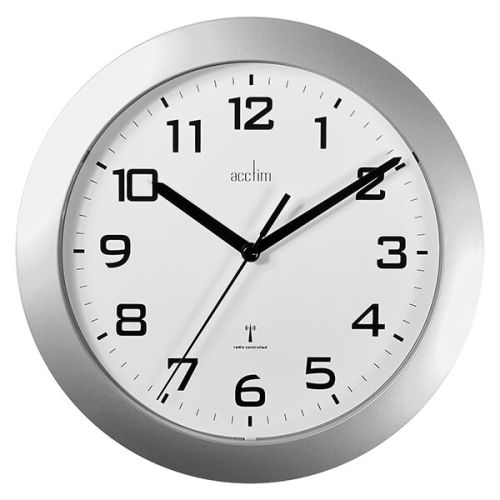 Acctim Peron Wall Clock Silver