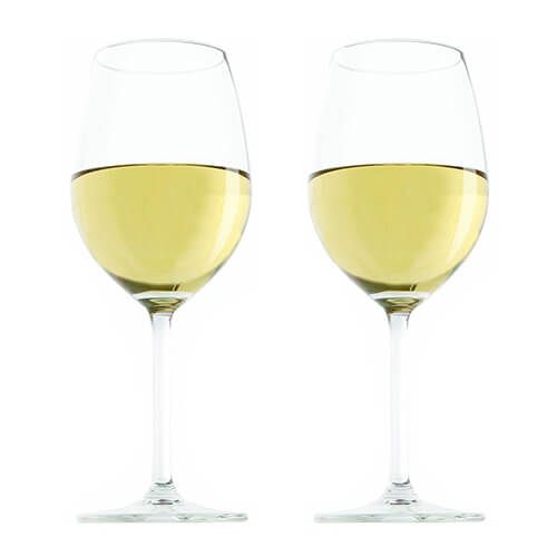 Vacu Vin Wine Glass White Set Of 2