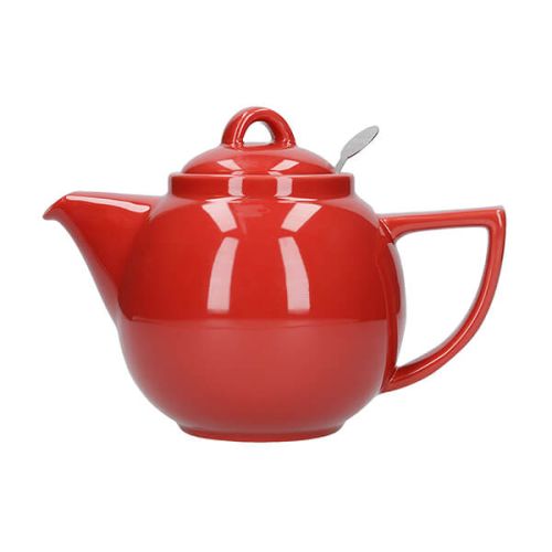 London Pottery Geo Filter 2 Cup Teapot Red