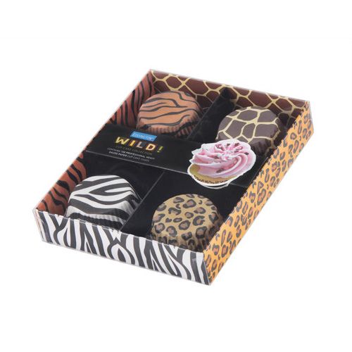 Eddingtons Paper Cupcake Cases Wild Design Pack Of 100