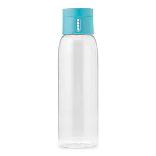 Joseph Joseph Dot Hydration-tracking Turquoise 600ml Water Bottle
