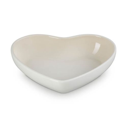 Le Creuset Meringue Stoneware 20cm Heart Bowl