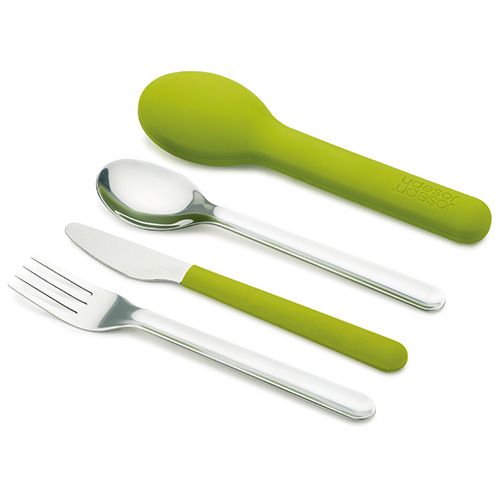 Joseph Joseph GoEat Compact Stainless Steel Cutlery Set Green