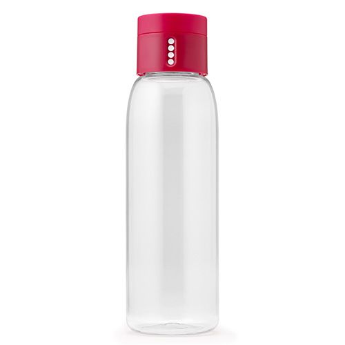 Joseph Joseph Dot Hydration-tracking Pink 600ml Water Bottle