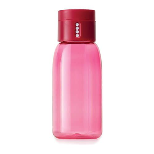 Joseph Joseph Dot Hydration-tracking Pink 400ml Water Bottle