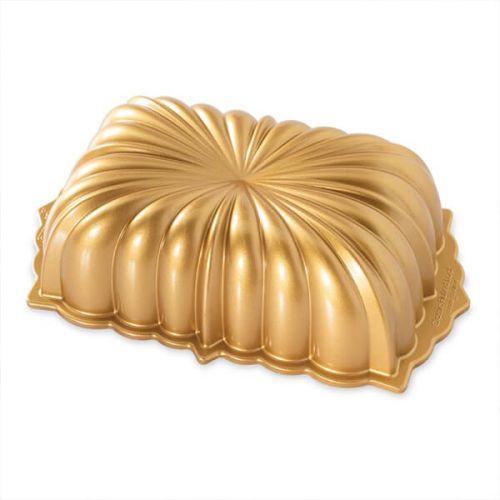 Nordic Ware Fluted Loaf Pan Gold