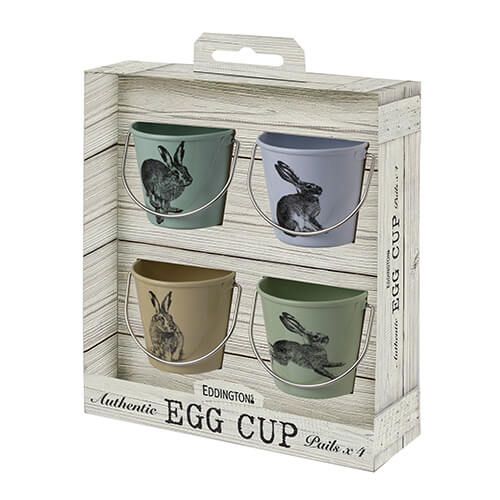 Eddingtons Set Of 4 Country Hares Egg Cups