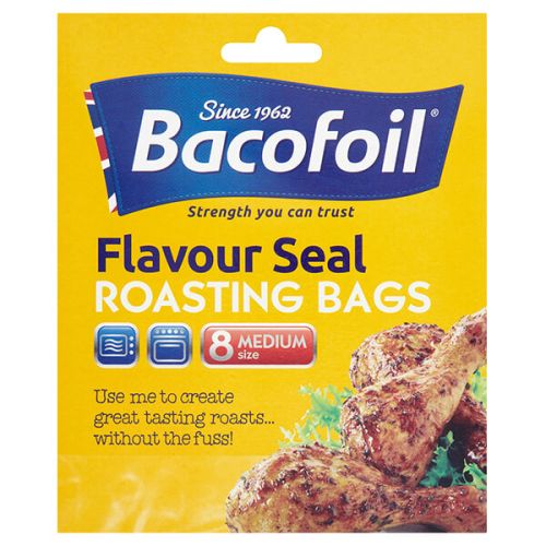 Bacofoil Set of 8 Medium Flavour Seal Roasting Bags