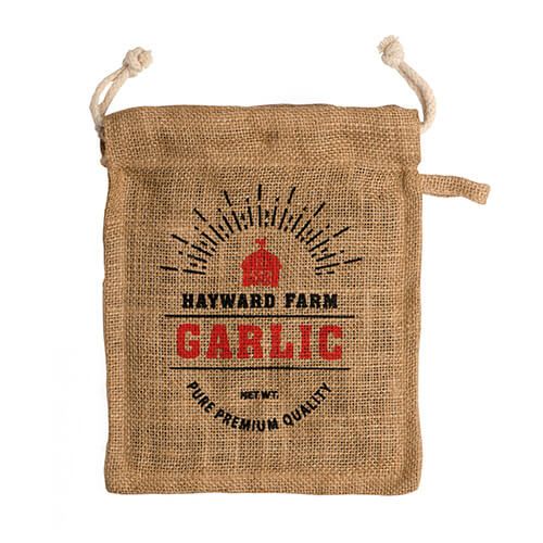 Eddingtons Jute Hayward Farm Garlic Bag