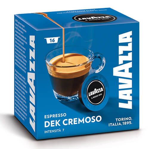 Lavazza Dek Cremoso Decaffeinated Coffee Capsule Set Of 16