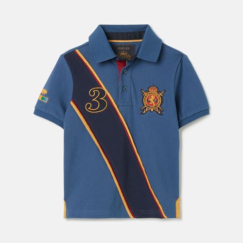 Joules Kids Ink Blue Harry Polo Shirt