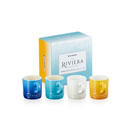 Le Creuset Riviera Collection Set of 4 100ml Espresso Mugs