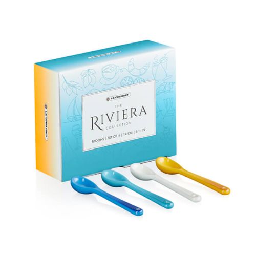 Le Creuset Riviera Collection Set of 4 Spoons