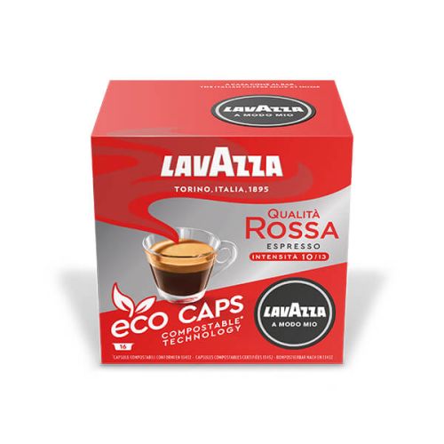 Lavazza Qualita Rossa Eco Cap Compostable Capsule Box of 16