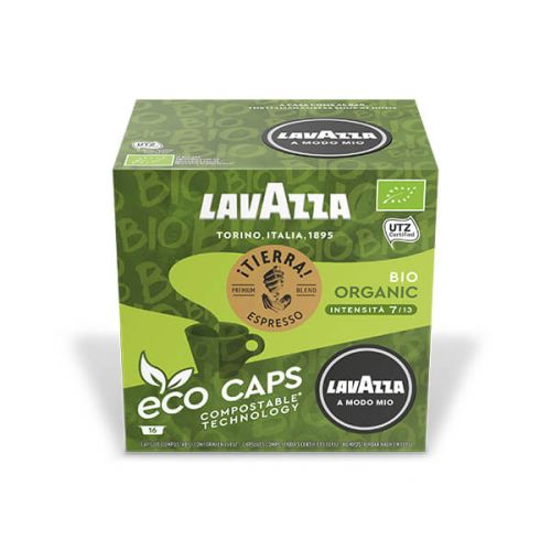 Lavazza Tierra Bio Eco Cap Compostable Capsule Box of 16