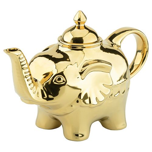 BIA Elephant Teapot Gold