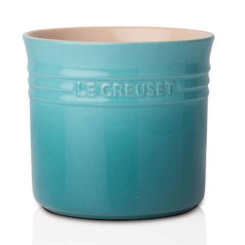 Le Creuset Teal Stoneware Large Utensil Jar