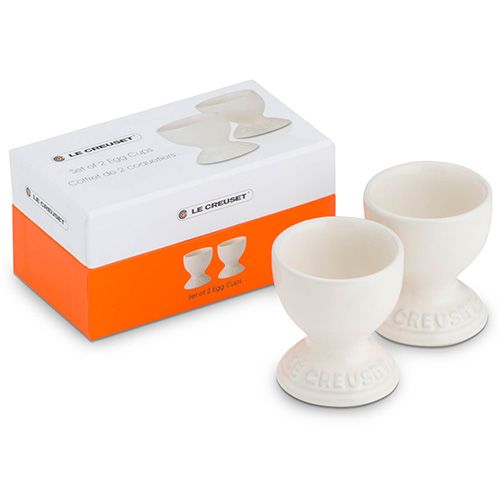 Le Creuset Almond Stoneware Egg Cup Set Of 2 Gift Box