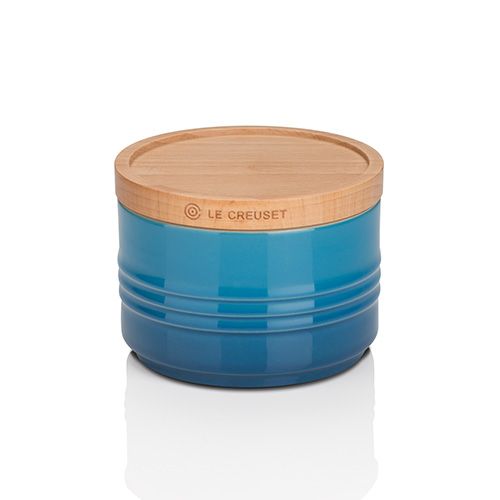Le Creuset Marseille Blue Stoneware Small Storage Jar 3 for 2