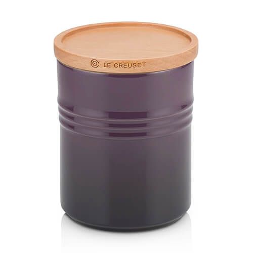 Le Creuset Cassis Stoneware Medium Storage Jar