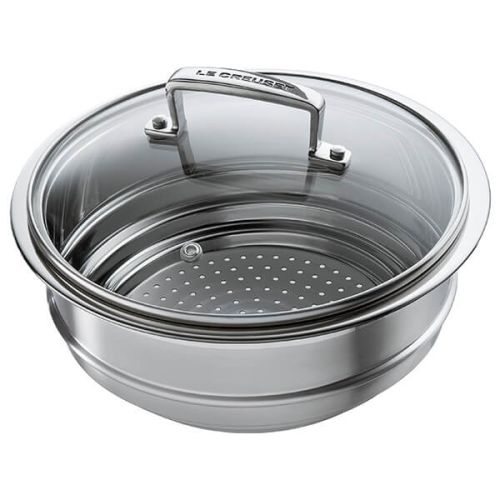 Le Creuset Multi-steamer Insert with Glass Lid