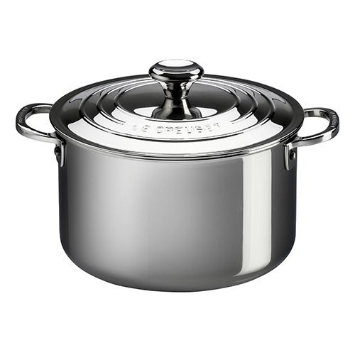 Le Creuset Signature Stainless Steel 28cm Stockpot With Lid