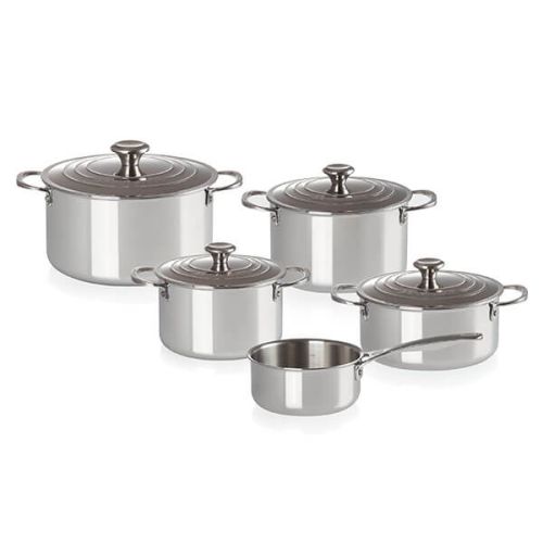 Le Creuset Stainless Steel 5 Piece Cookware Set