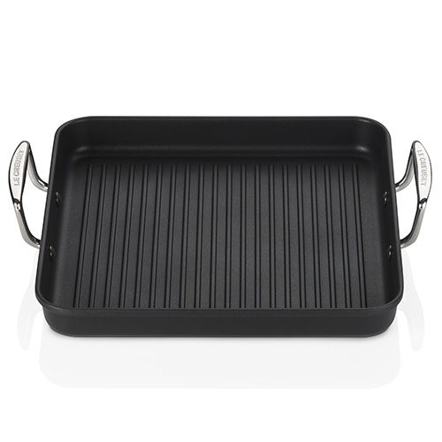 Le Creuset Toughened Non-Stick 28cm Square Grill with Handles