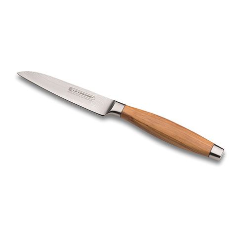 Le Creuset 9cm Vegetable Knife Olive Wood Handle