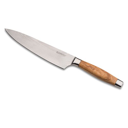 Le Creuset 20cm Chefs Knife Olive Wood Handle